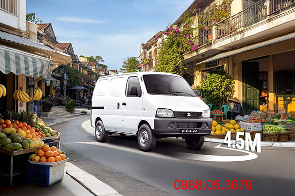 Xe b&aacute;n tải Suzuki Eeco Van ti&ecirc;u chuẩn EURO 5 mới 2026