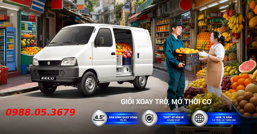 Xe Suzuki Eeco Van moi