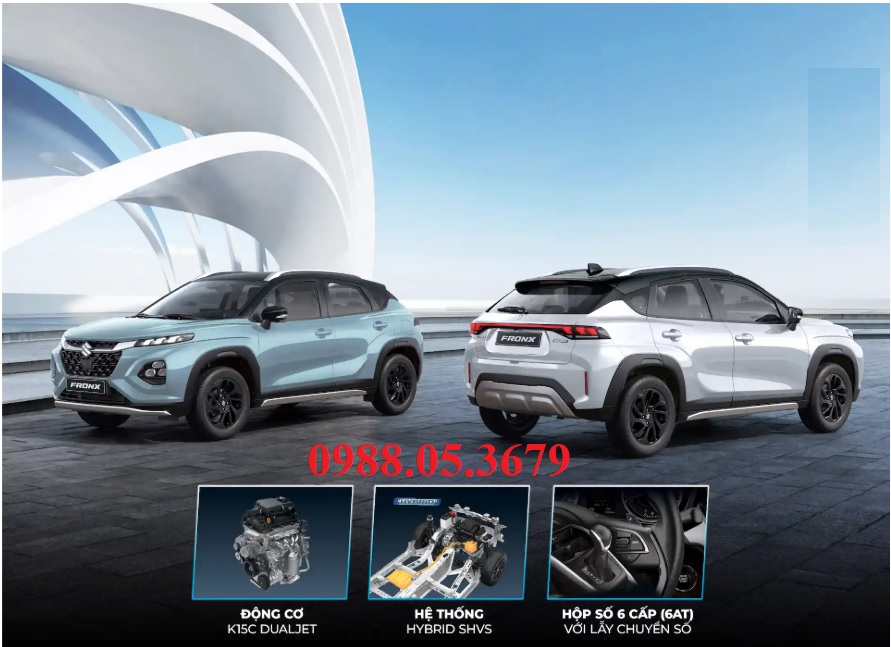 he thong khung gam va dong co Hybrid xe Suzuki FronX new