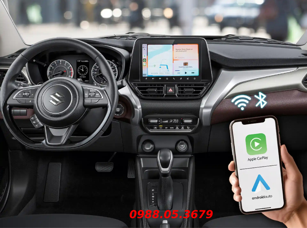 man hinh giai tri Dieu hoa tu dong Suzuki Fronx moi