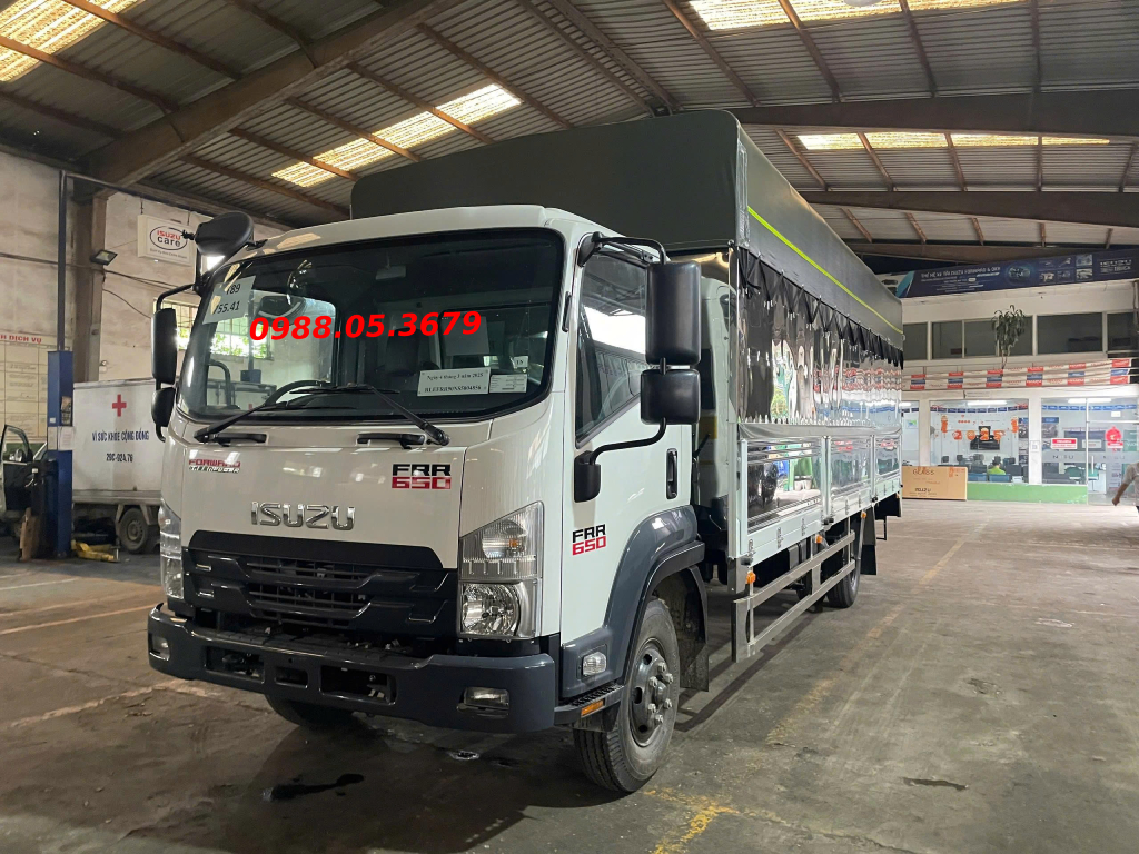 Xe tải isuzu Frr 650 6 tấn thùng mui bạt Frr90ne5