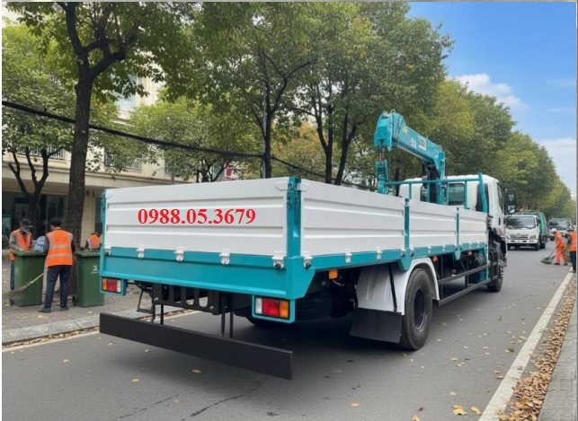 xe tai isuzu fvr 900 lap cau Hyundai fvr34se5 thung dai 7m