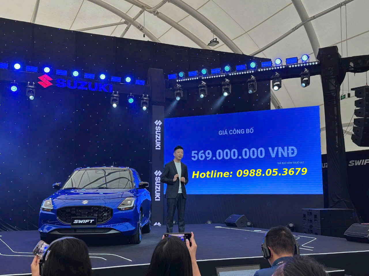 Le ra mat Xe Suzuki Swift 2025 Hybrid nhap Nhat Ban moi