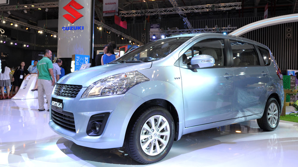 Xe Suzuki Ertiga canh tranh trong phan khuc xe du lich 7 cho