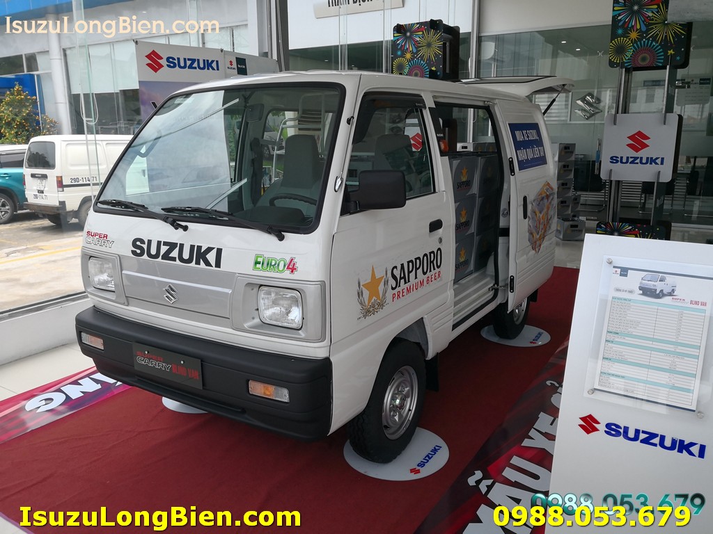 Xe bán tải Suzuki Blind Van tiêu chuẩn EURO 4 mới